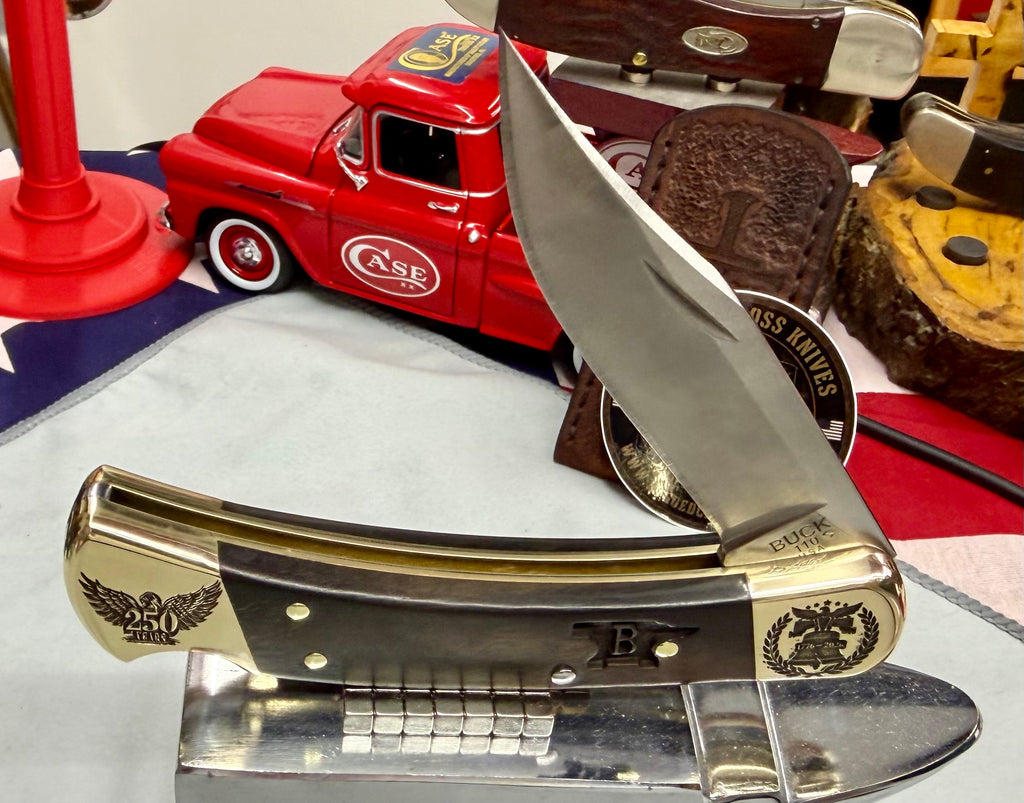 Buck 110 “America 250” Custom Edition – Liberty Bell & Eagle Engraved Comes With RCK Customs COA
