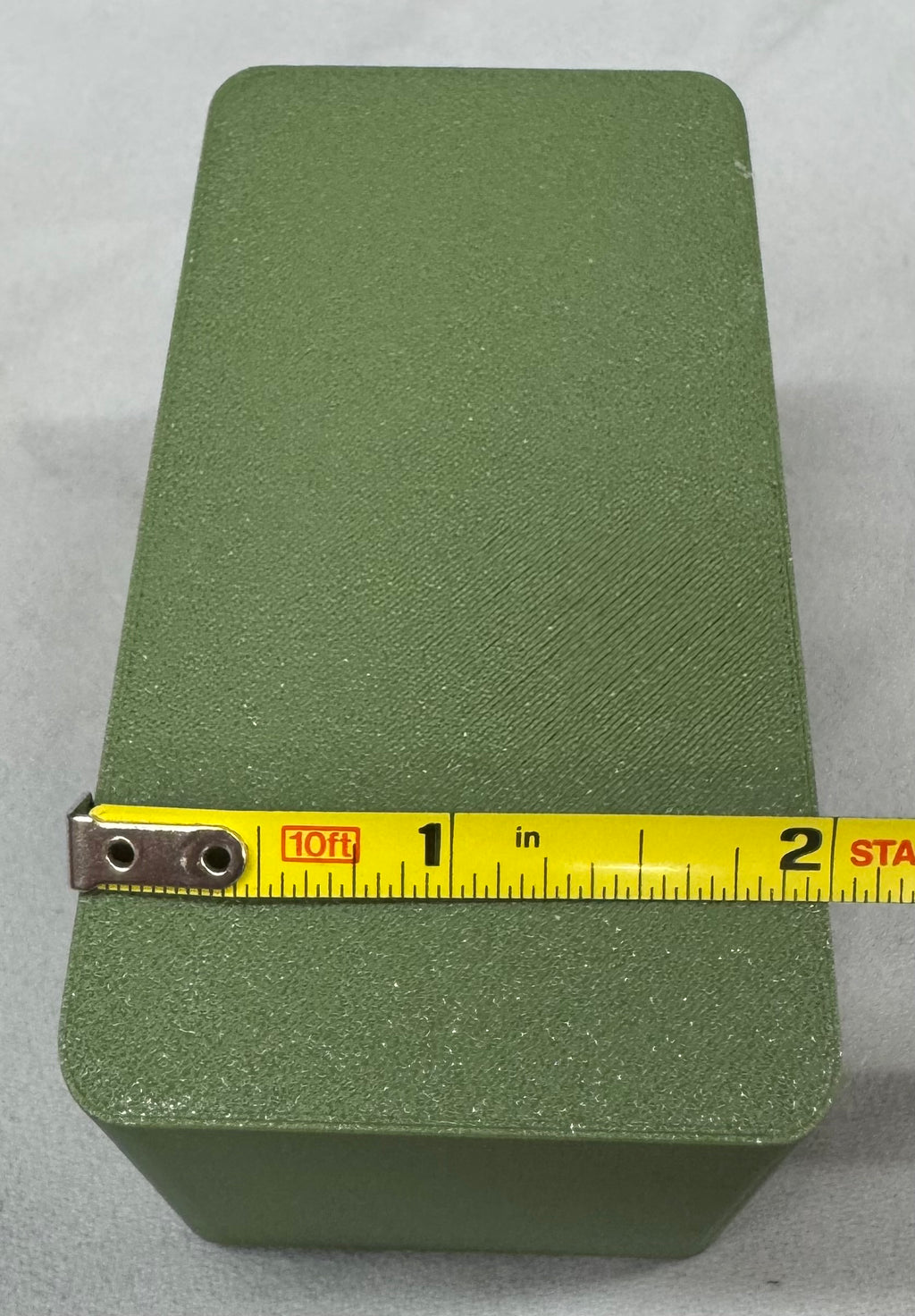 OD Green Magnetic Knife Display Stand – Case XX Style Logo | 3D Printed EDC Holder (4x2x2)
