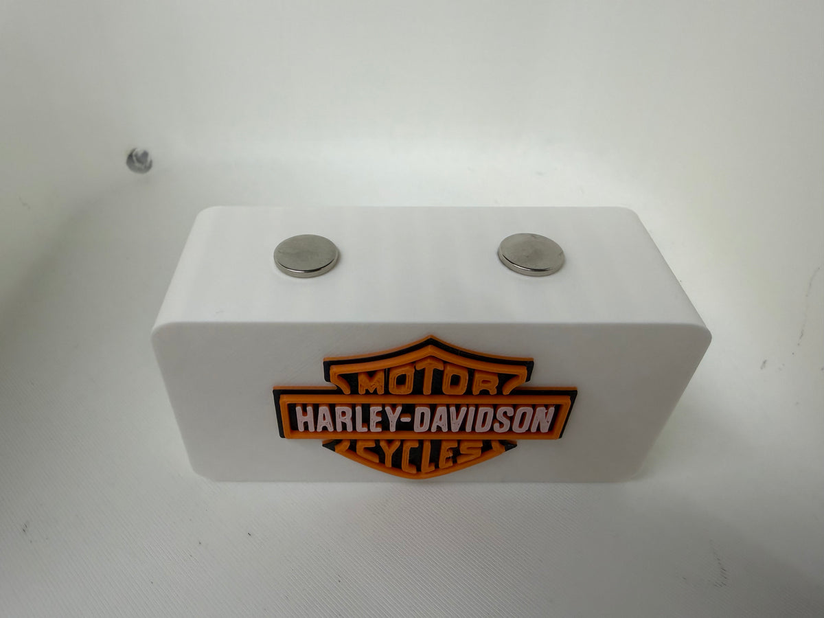 Harley Davidson Magnetic Knife Display Block Premium 3D Printed Collector Stand