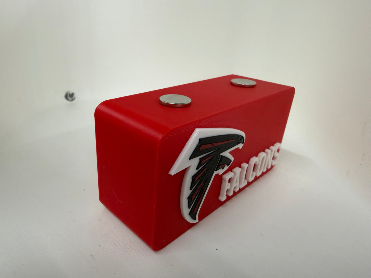 Atlanta Falcons Football Magnetic Pocket Knife Display Stand 3D Printed Red Black White