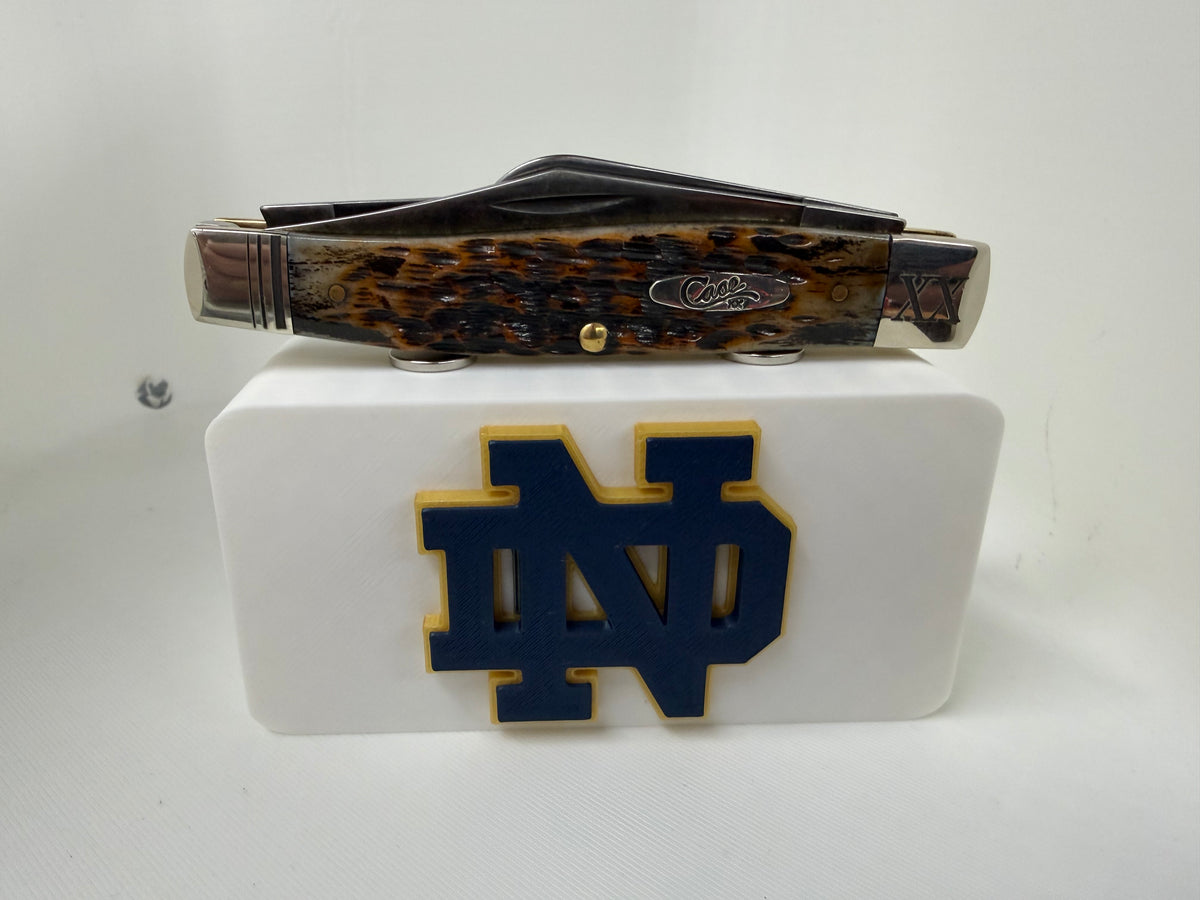 Notre Dame Fighting Irish Magnetic Knife Display Block 3D Printed Collector Stand