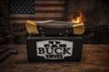 Buck Knives Magnetic Display Stand – Black 3D Printed Knife Holder (4” x 2” x 1.5”)