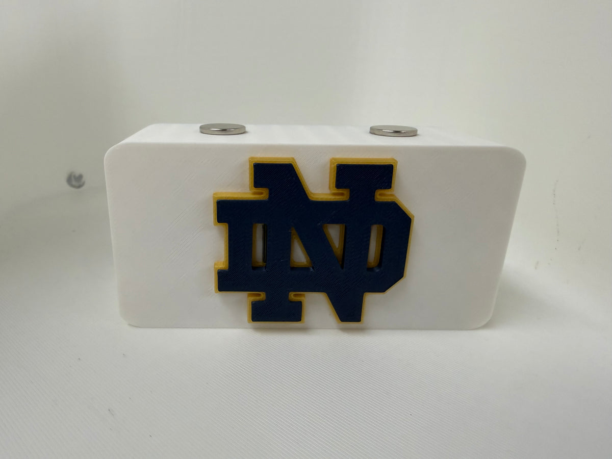 Notre Dame Fighting Irish Magnetic Knife Display Block 3D Printed Collector Stand