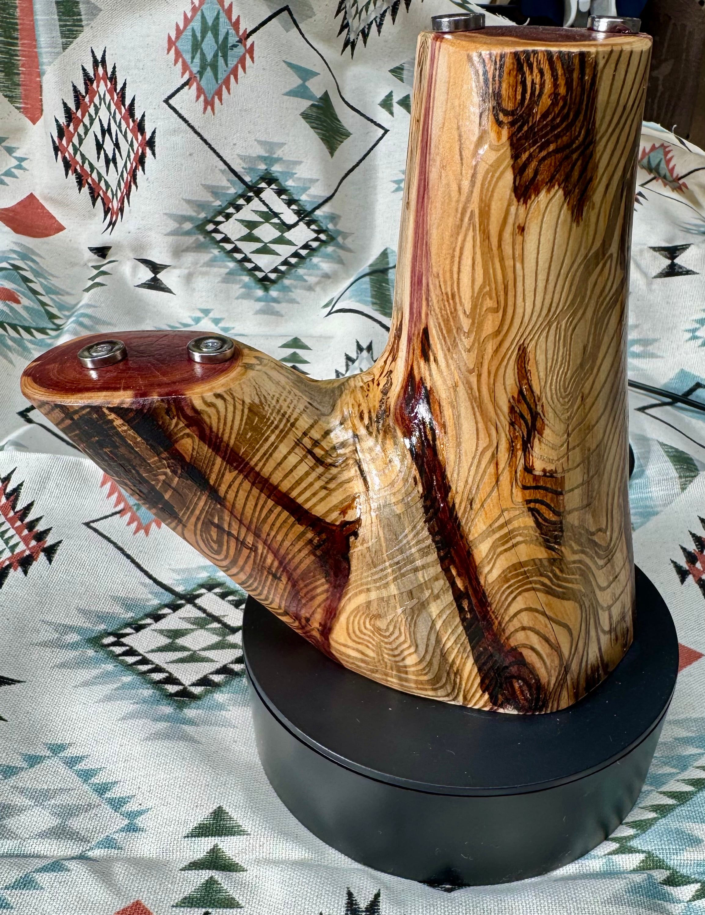 Handcrafted Rotating Cedar Case XX Knife Display – One of A Kind