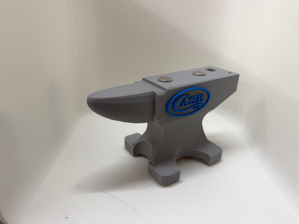 Case XX Magnetic Anvil Knife Display Gray & Blue