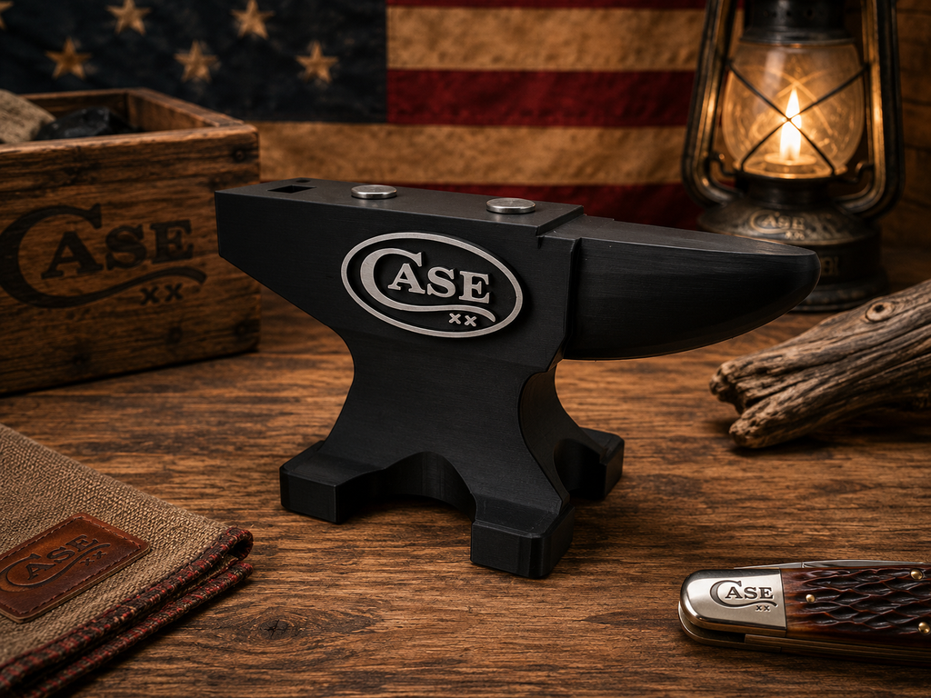 Case XX Magnetic Anvil Knife Display Black & White