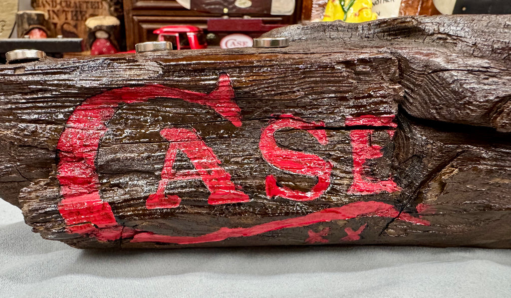 Alabama Driftwood Case XX Knife Display – Handcrafted Magnetic Collector Stand