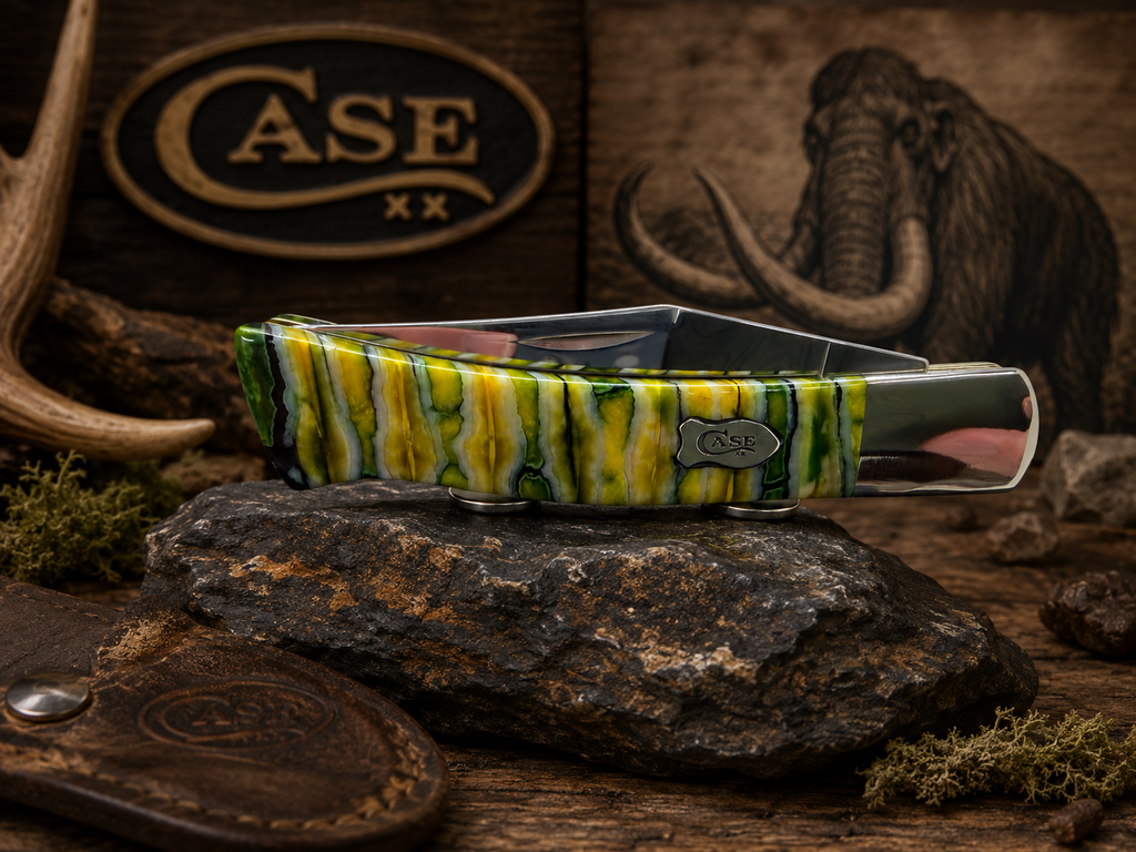 2026 Case XX Axe Handle Custom Green Mammoth Tooth One of One