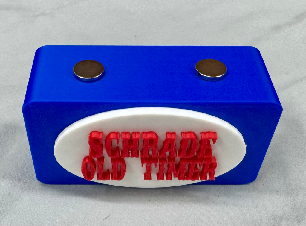 Schrade Old Timer Magnetic Knife Display Red, White & Blue 3D Printed Stand Classic Collector Display
