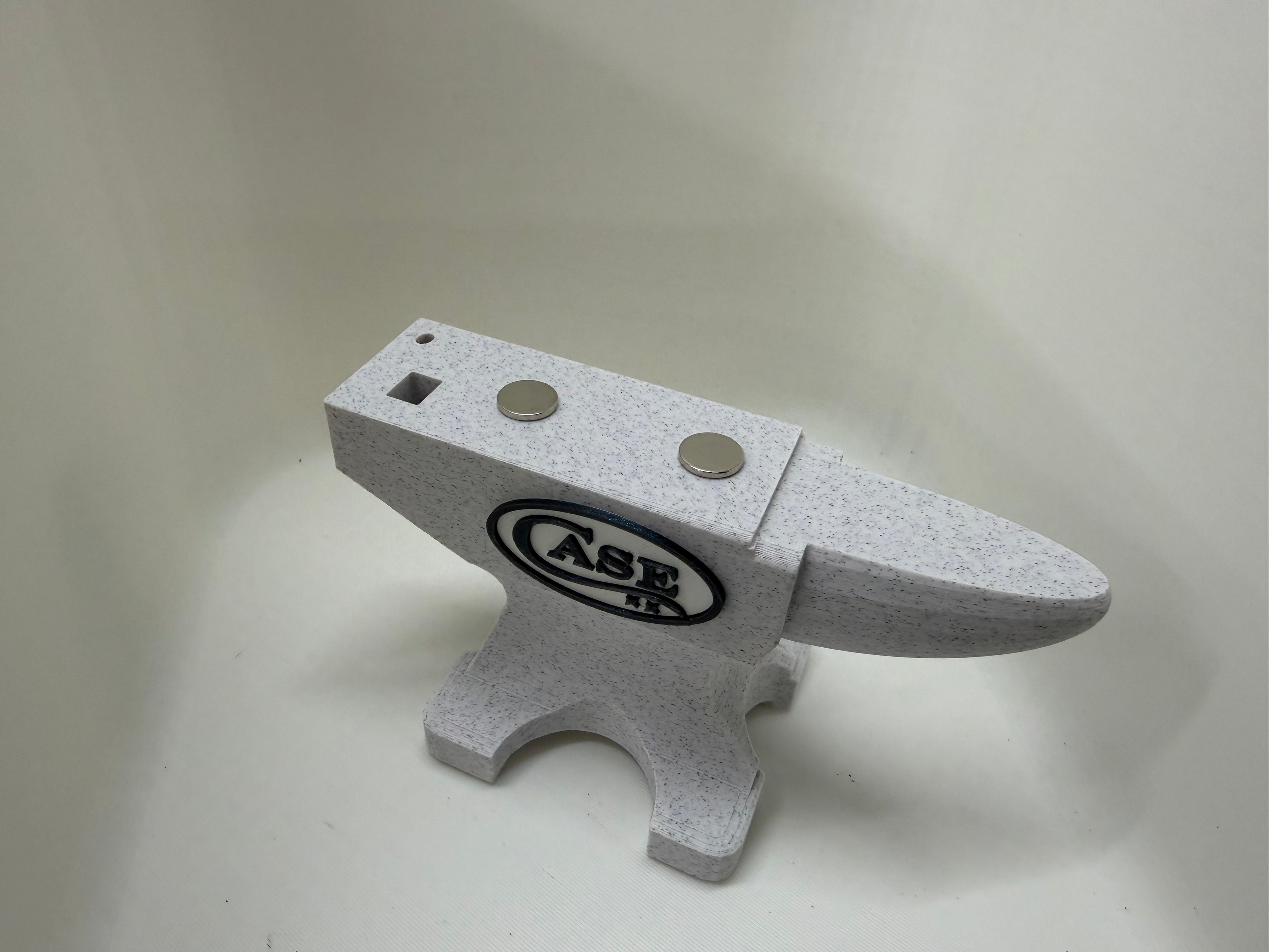 Case XX Magnetic Anvil Knife Display Marble & Black
