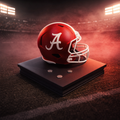 Alabama Crimson Tide Helmet Knife Display – 3D Printed Magnetic Collector Stand (8” x 8”)