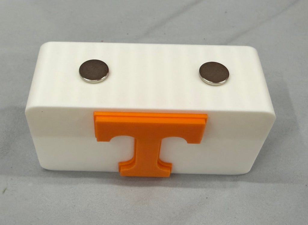 Tennessee Vols “T” Magnetic Knife Display Stand – 3D Printed EDC Holder (4” x 2”)