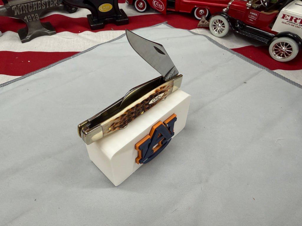 Auburn Tigers Magnetic Knife Display Stand – 3D Printed EDC Holder (4” x 2”)
