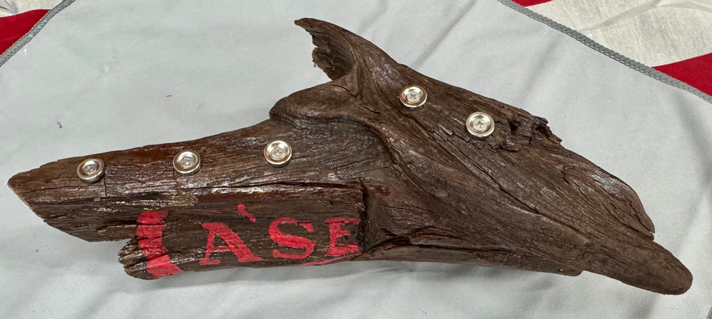Alabama Driftwood Case XX Knife Display – Handcrafted Magnetic Collector Stand