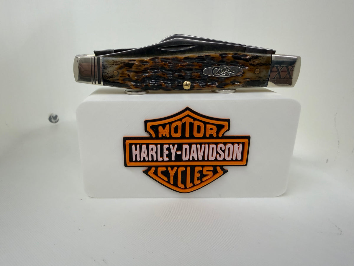 Harley Davidson Magnetic Knife Display Block Premium 3D Printed Collector Stand