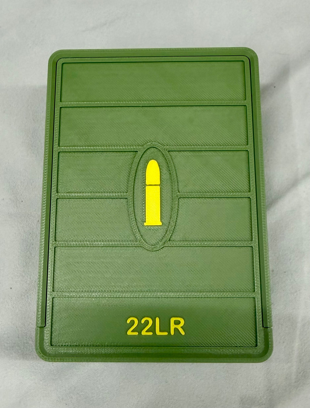 .22LR Tactical Ammo Box – 150 Round Capacity | OD Green Sliding Lock Case