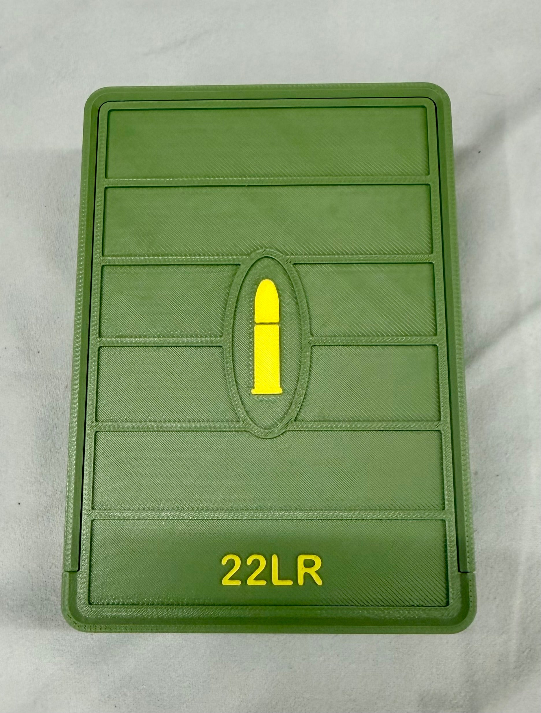 .22LR Tactical Ammo Box – 150 Round Capacity | OD Green Sliding Lock Case