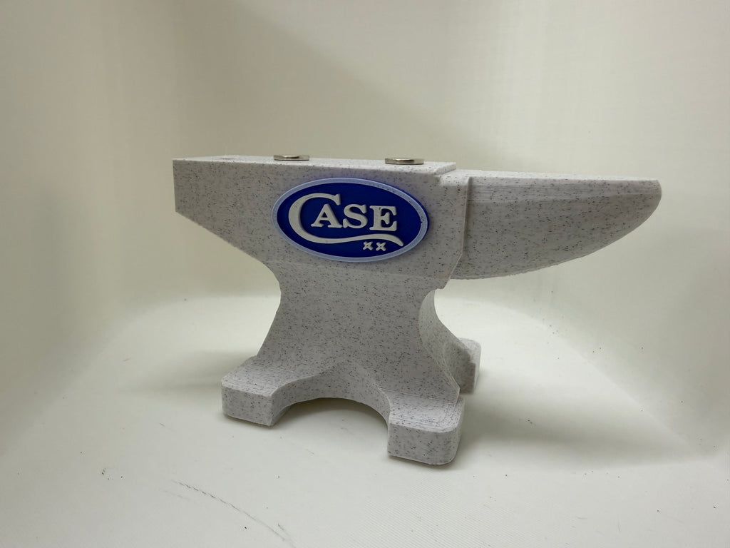 Case XX Magnetic Anvil Knife Display Marble & Blue