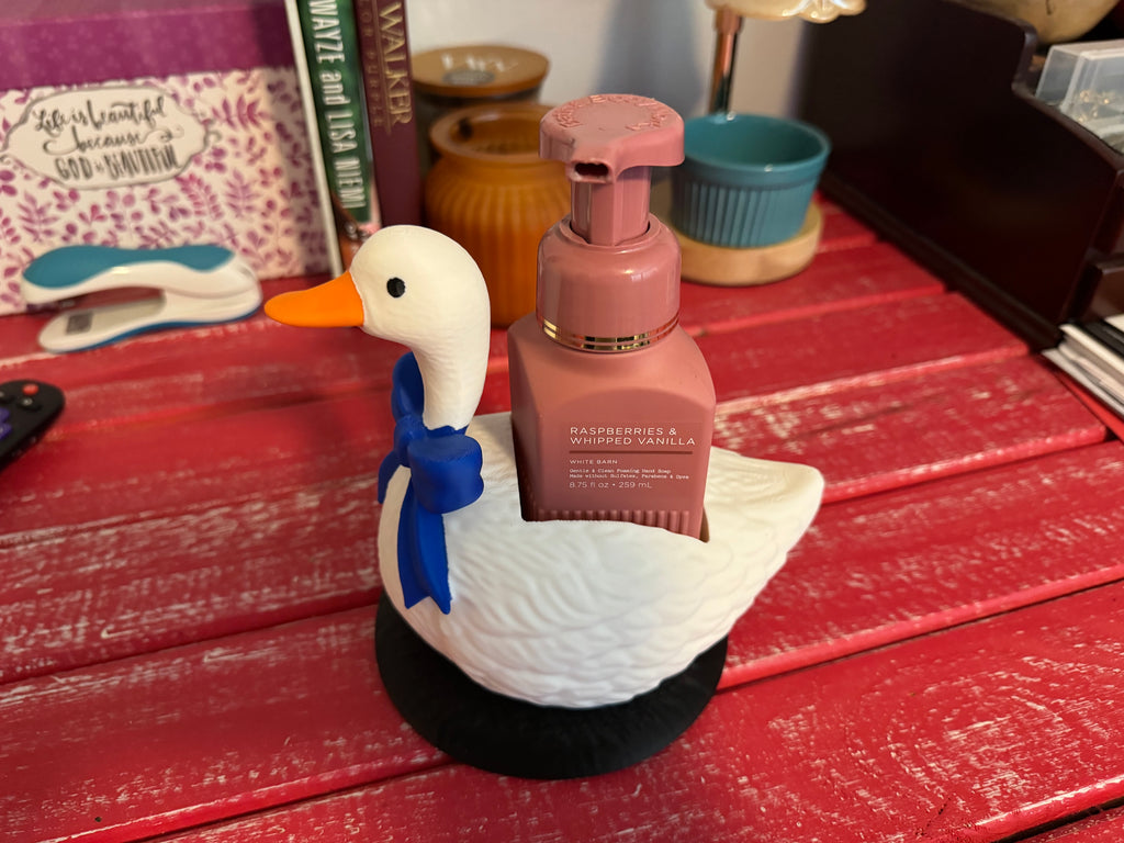 Rustic Goose Soap Holder – 3D Printed Farmhouse Foaming Soap Display | Rugged Finds Collection