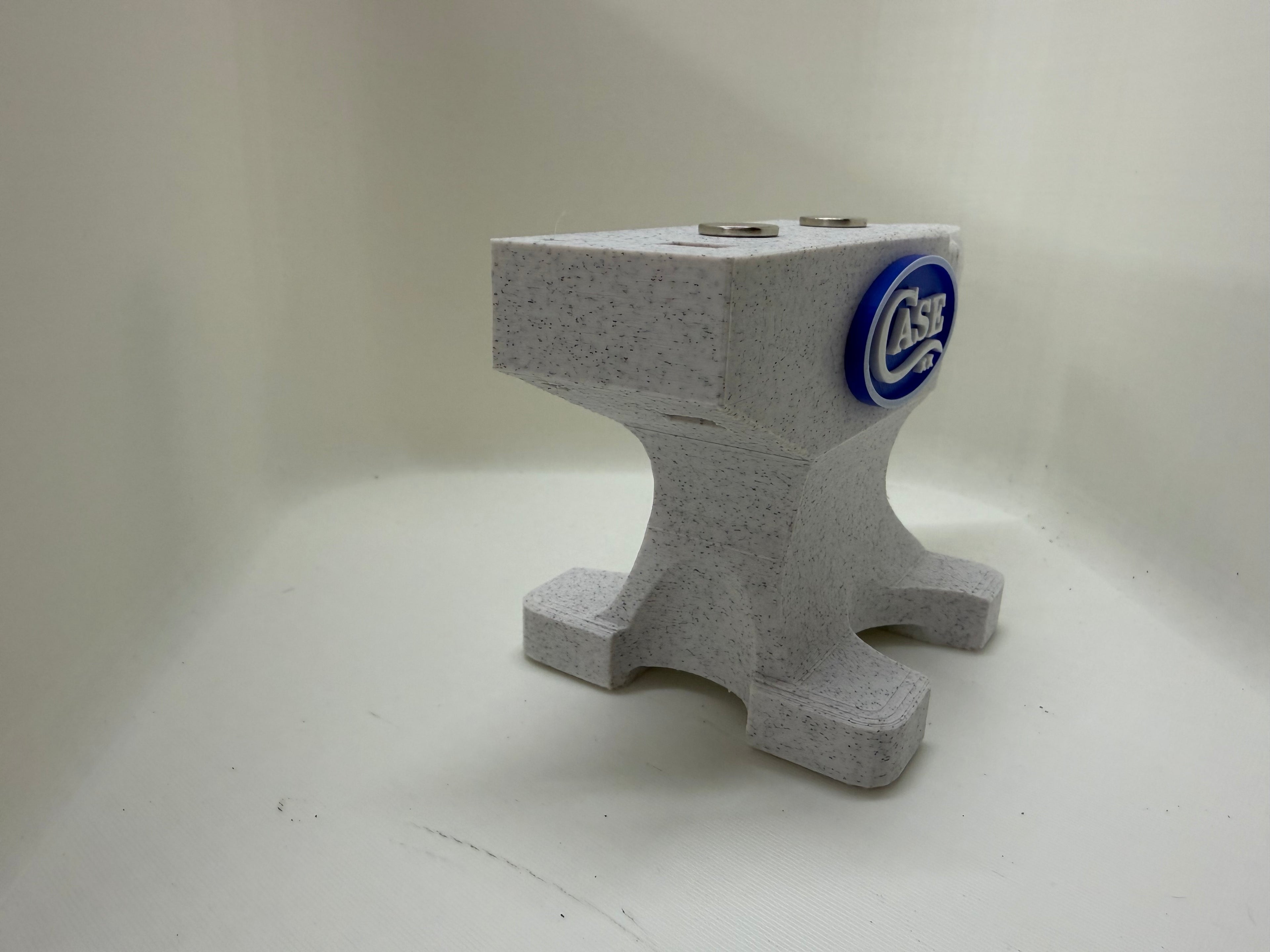 Case XX Magnetic Anvil Knife Display Marble & Blue