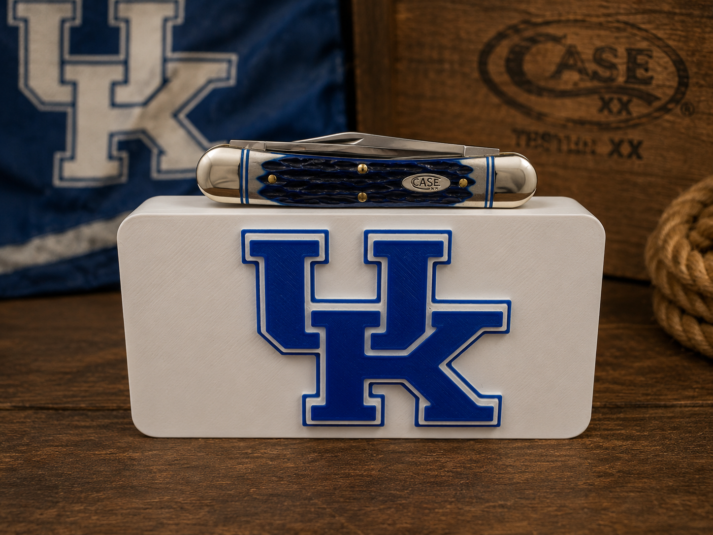 Kentucky Wildcats Magnetic Knife Display – 3D Printed UK Knife Stand!!!