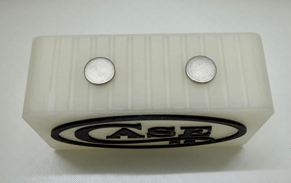 CASE XX 3D Printed Translucent Magnetic Knife Display Block