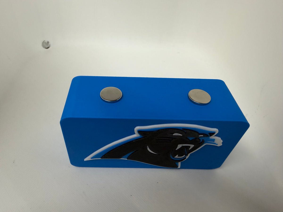 Carolina Panthers Magnetic Pocket Knife Display Block – 3D Printed