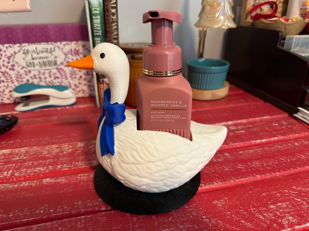 Rustic Goose Soap Holder – 3D Printed Farmhouse Foaming Soap Display | Rugged Finds Collection