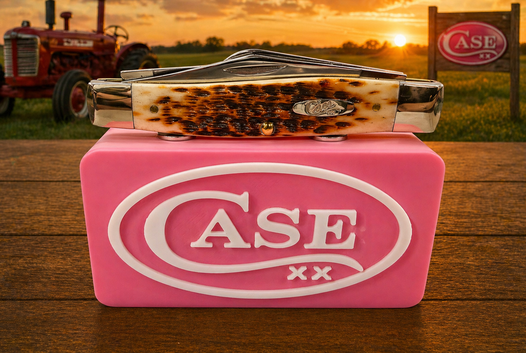 Pink Case XX Magnetic Knife Display Stand – 3D Printed EDC Holder (4” x 2” x 1.5”)