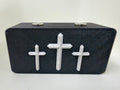 Three Cross Magnetic Knife Display Stand – Faith-Inspired 3D Printed Collector Display
