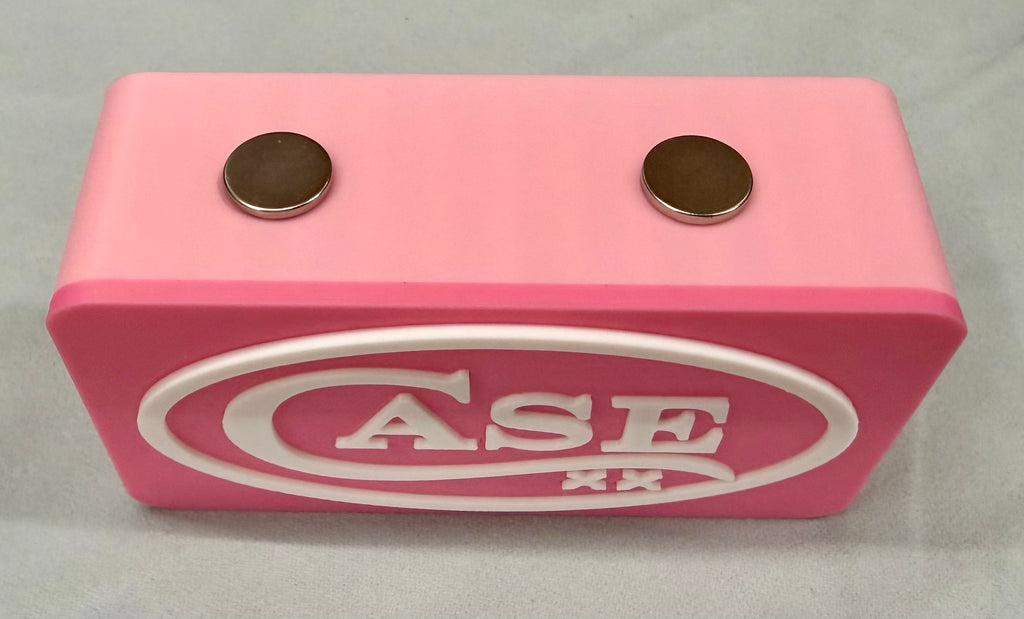 Pink Case XX Magnetic Knife Display Stand – 3D Printed EDC Holder (4” x 2” x 1.5”)
