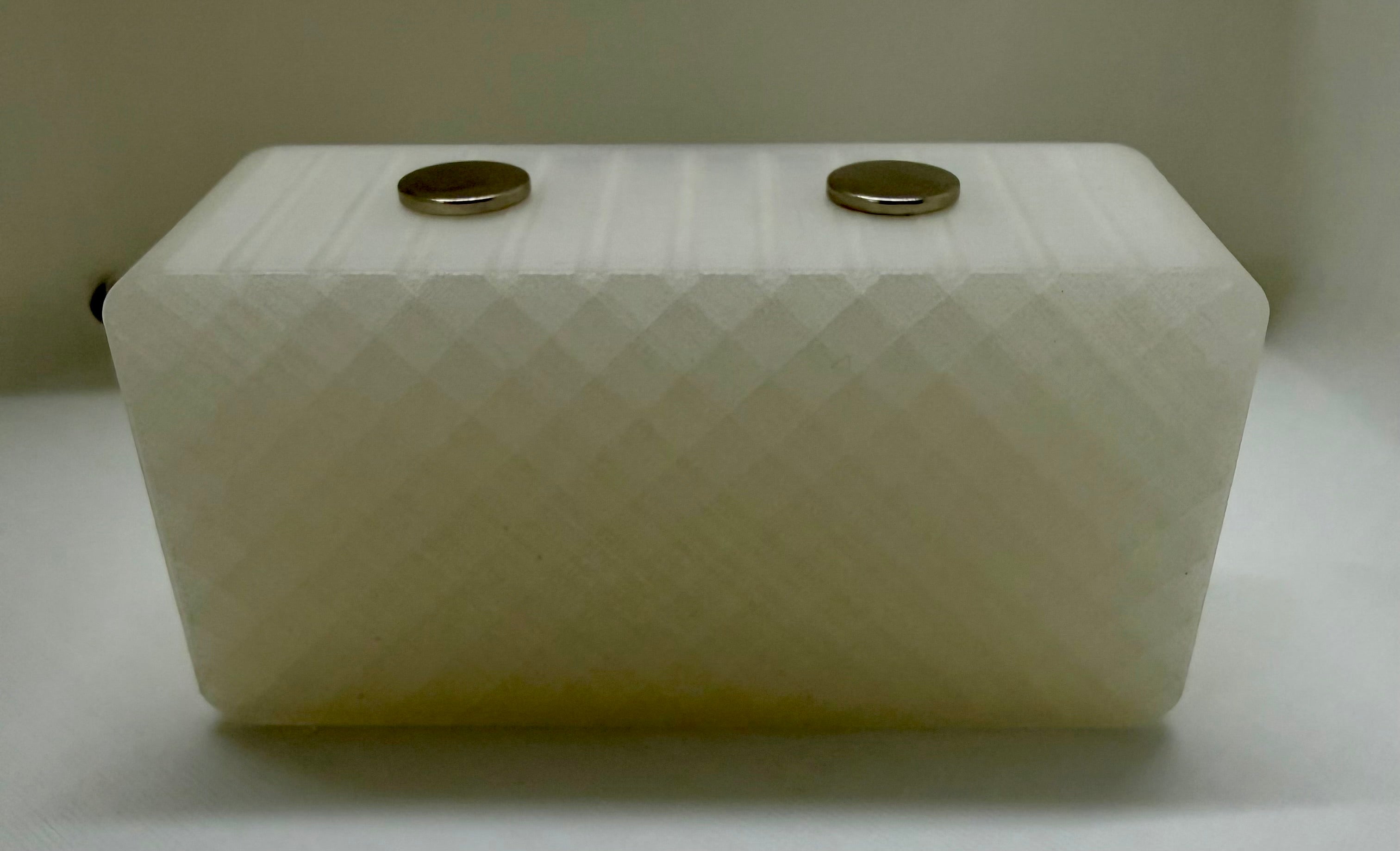 CASE XX 3D Printed Translucent Magnetic Knife Display Block