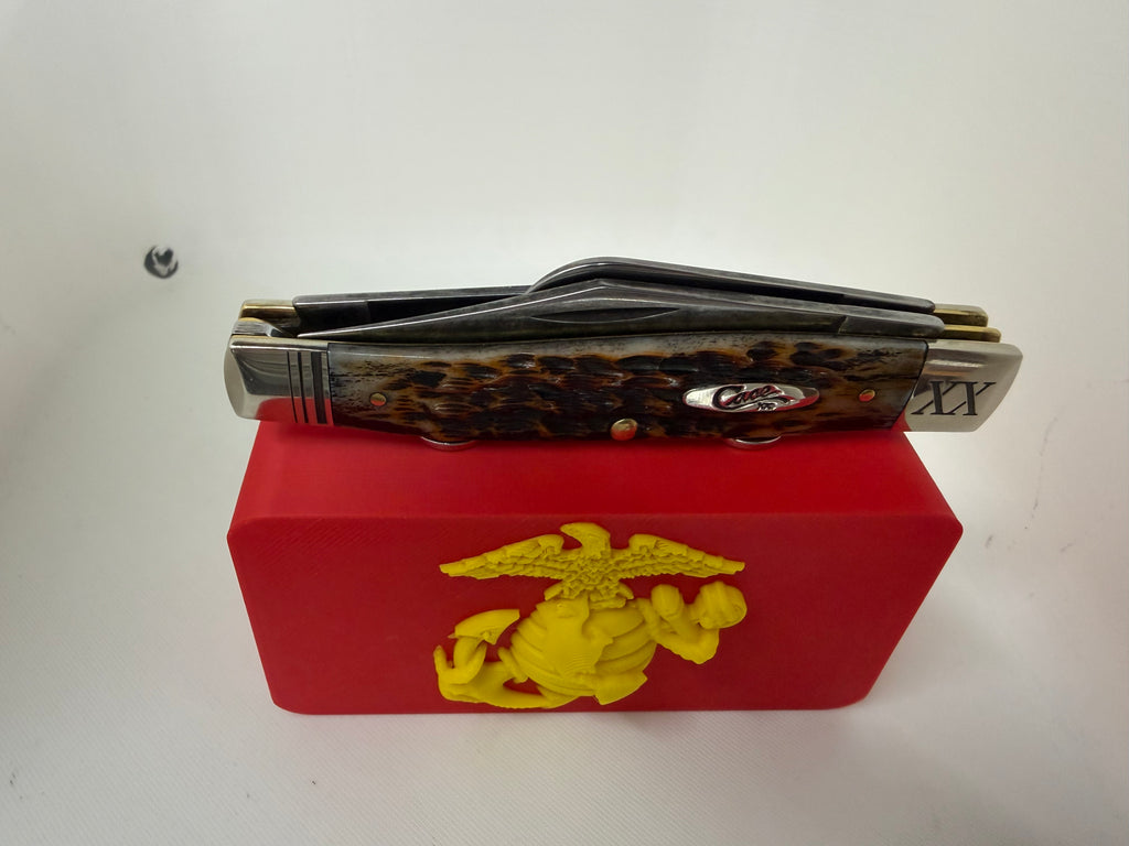 US Marines Magnetic Knife Display Block Premium 3D Printed Collector Stand