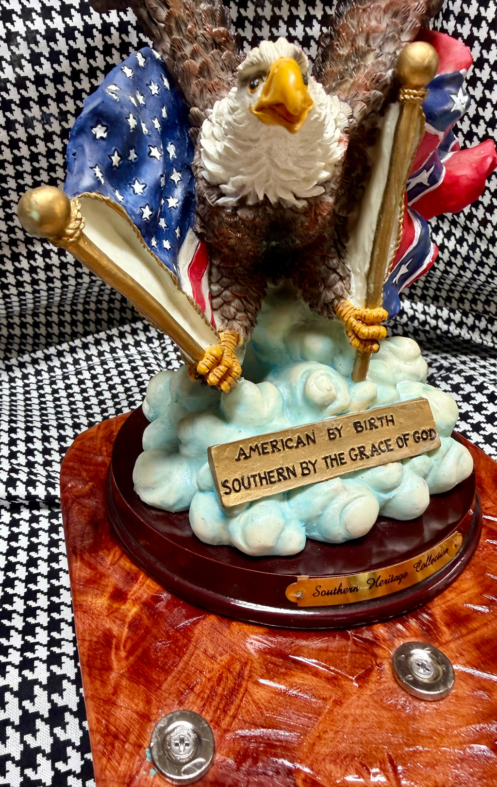 American by Birth, Southern by the Grace of God™ 3-Knife Magnetic Cedar Display