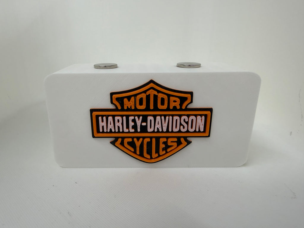 Harley Davidson Magnetic Knife Display Block Premium 3D Printed Collector Stand