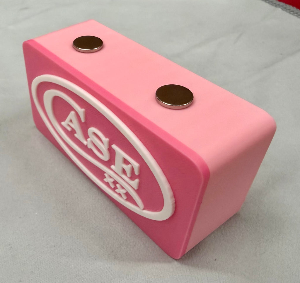 Pink Case XX Magnetic Knife Display Stand – 3D Printed EDC Holder (4” x 2” x 1.5”)