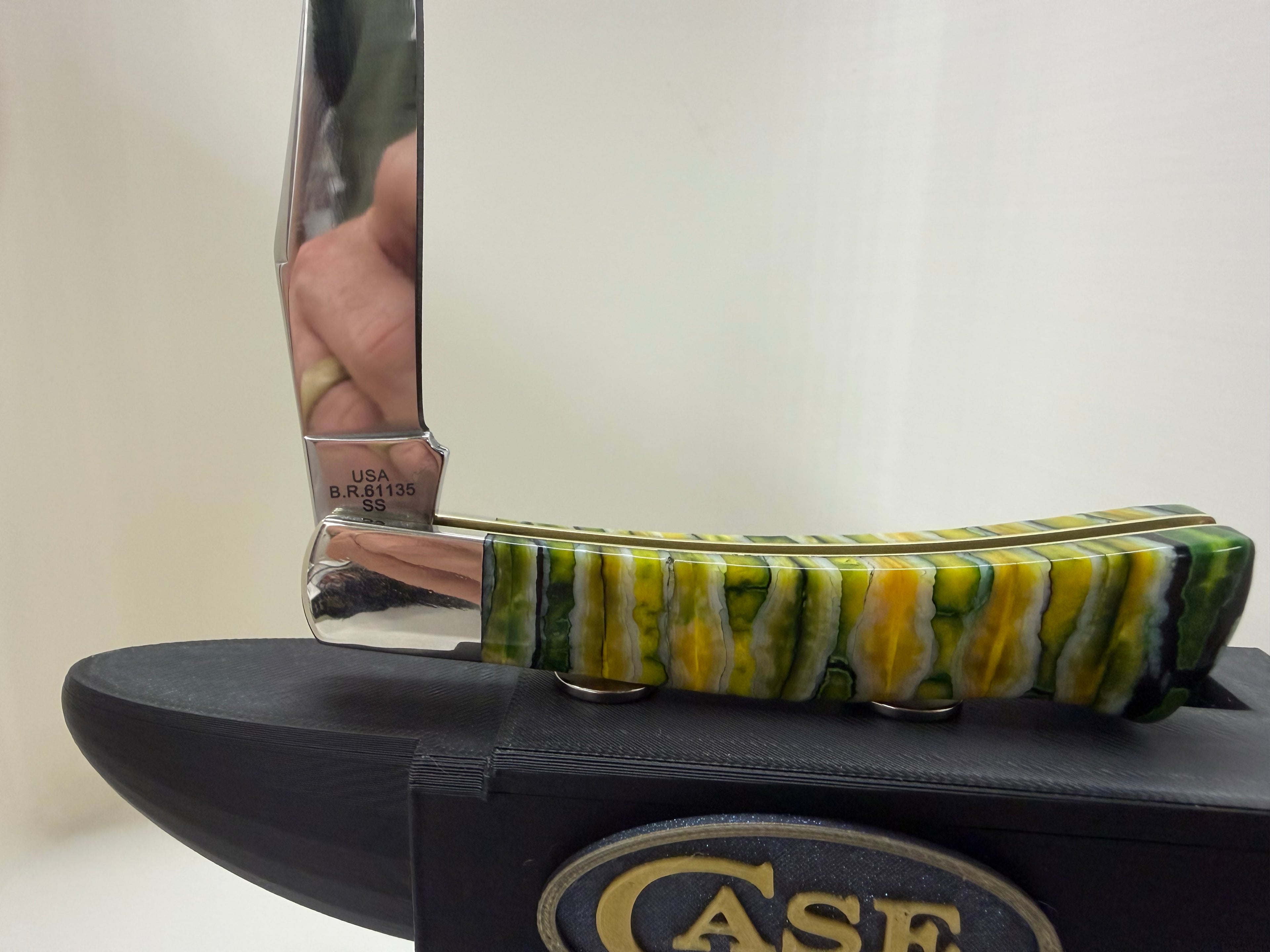 2026 Case XX Axe Handle Custom Green Mammoth Tooth One of One