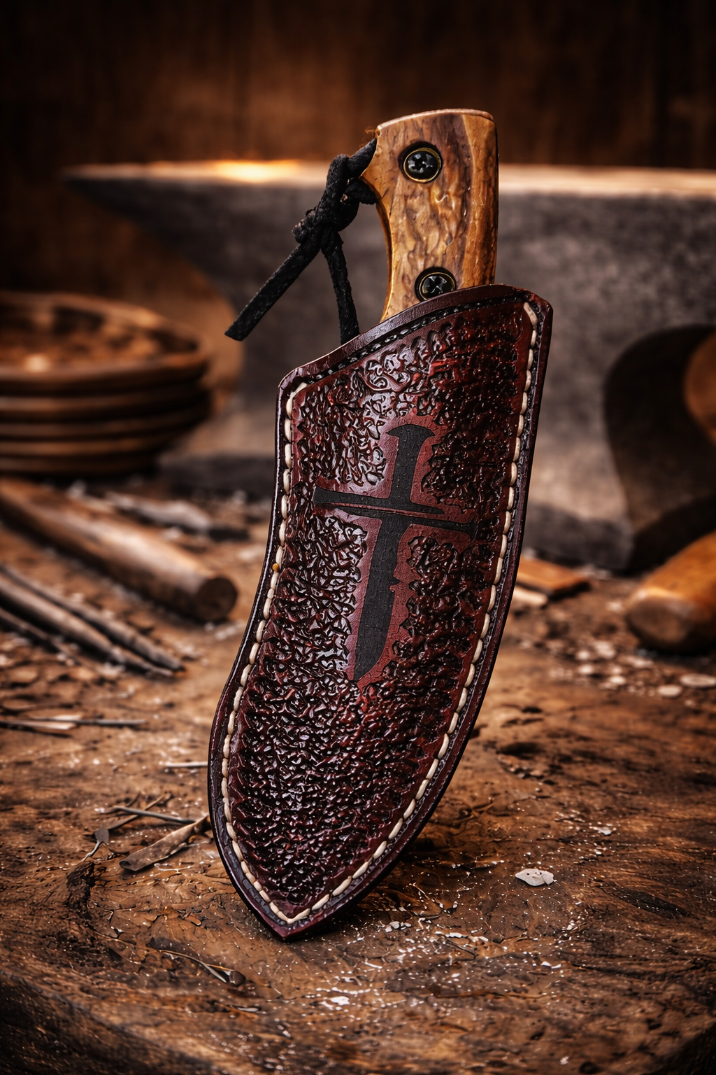 7 Inch "Mini Huntsmen" Fixed Blade Hunting/Skinning EDC Knife