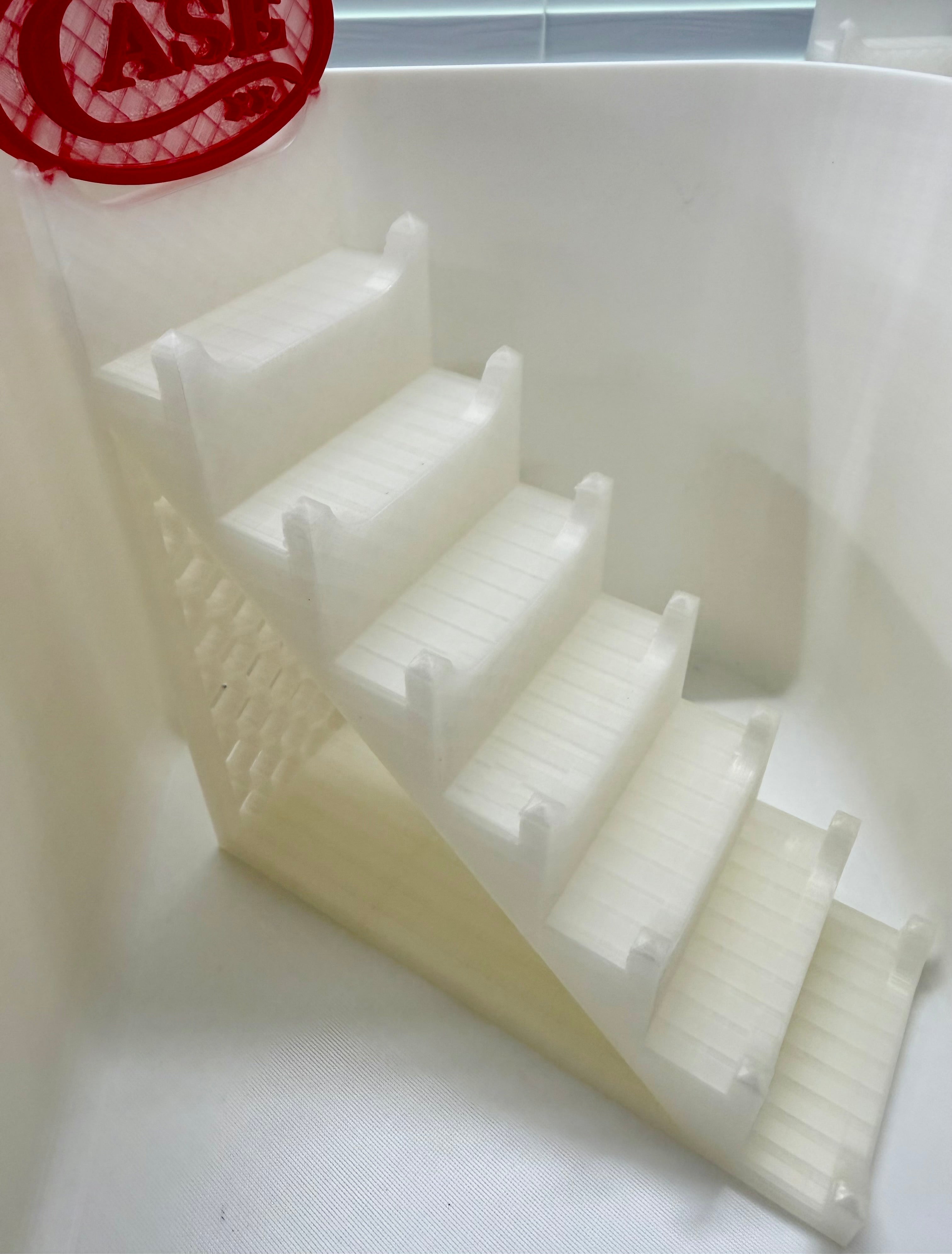 CASE XX 7-Tier 3D Printed Magnetic Knife Display Stand Translucent Collector Display