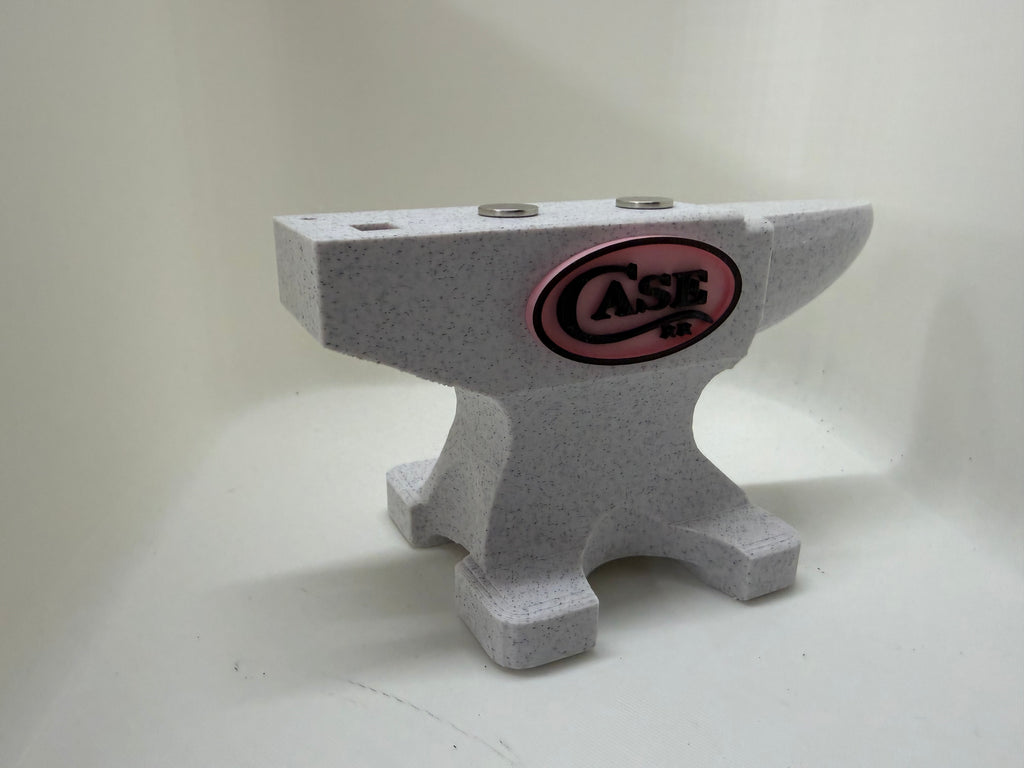 Case XX Magnetic Anvil Knife Display Marble & Pink