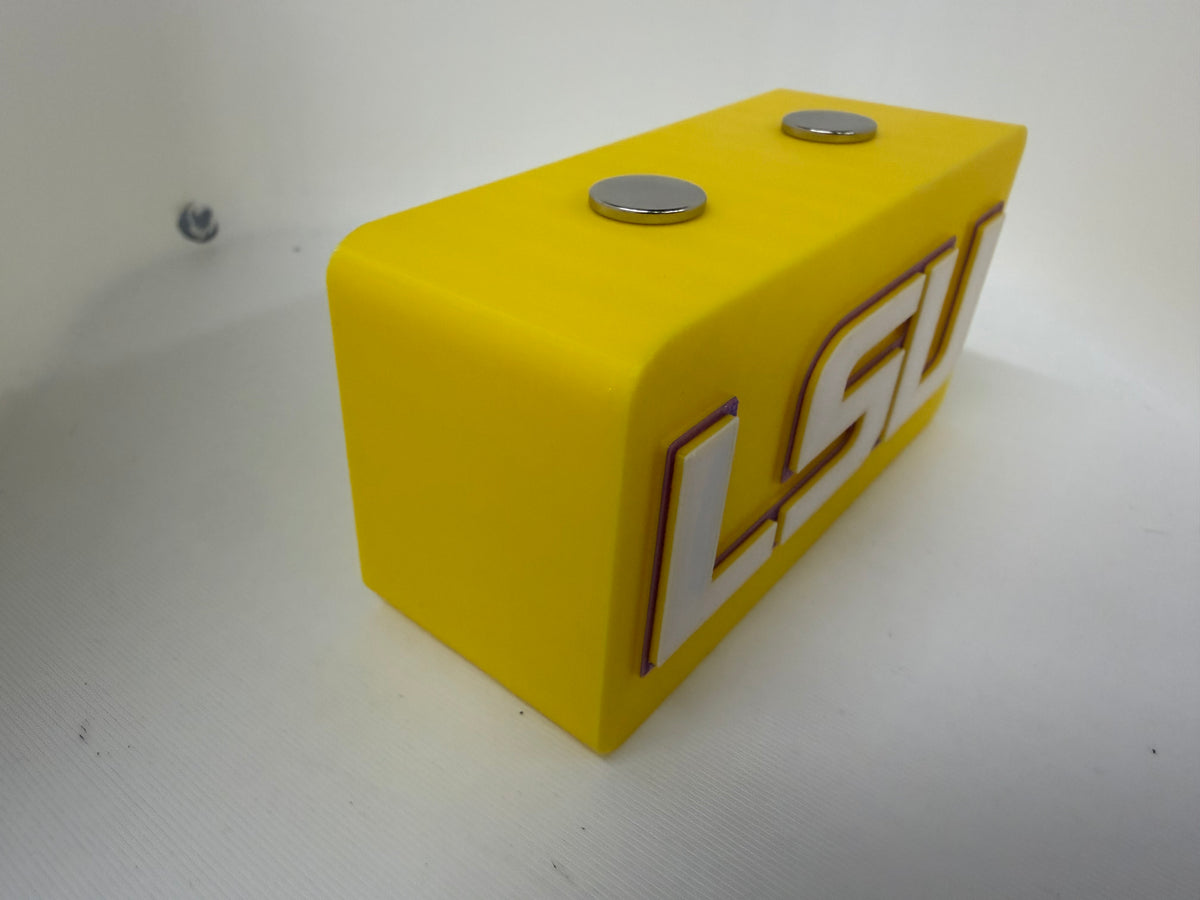 LSU Tigers Magnetic Pocket Knife Display Block – SEC Team Colors