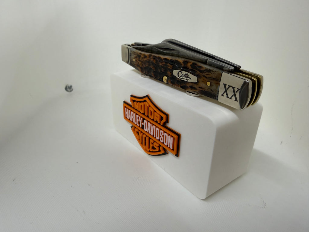 Harley Davidson Magnetic Knife Display Block Premium 3D Printed Collector Stand