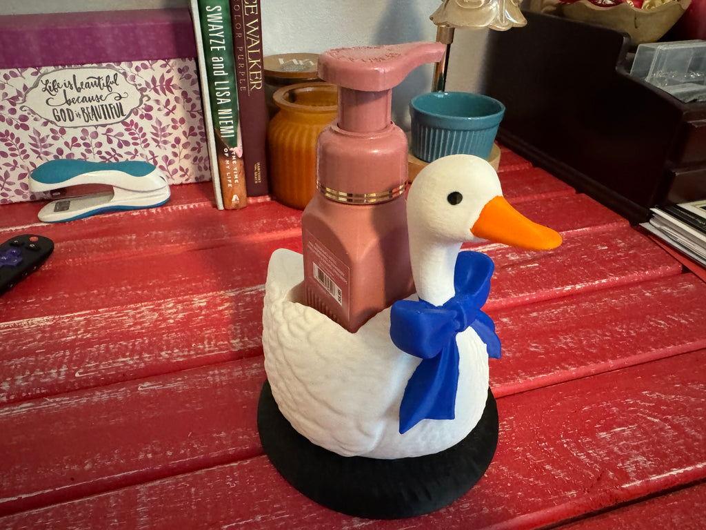 Rustic Goose Soap Holder – 3D Printed Farmhouse Foaming Soap Display | Rugged Finds Collection
