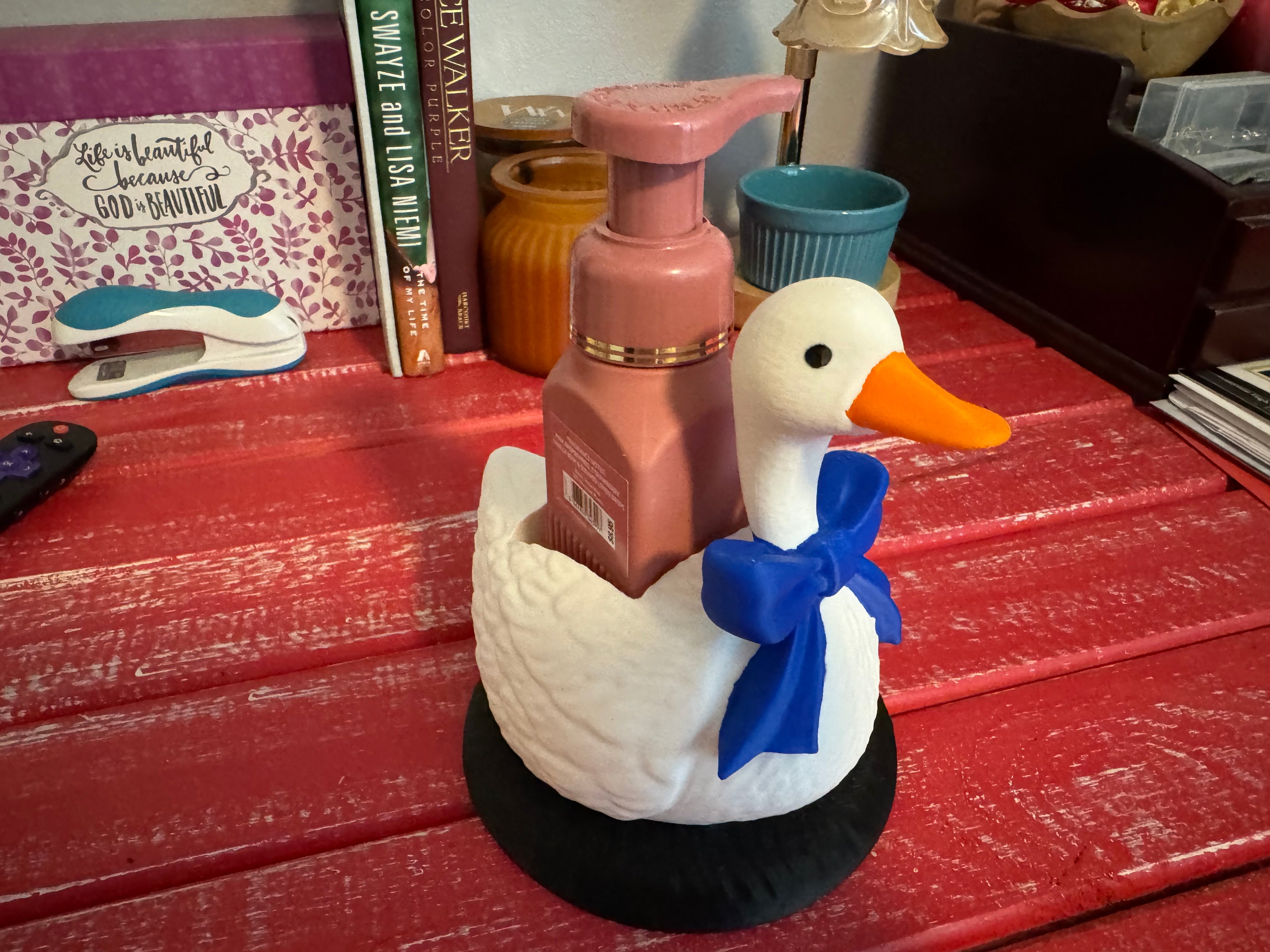 Rustic Goose Soap Holder – 3D Printed Farmhouse Foaming Soap Display | Rugged Finds Collection