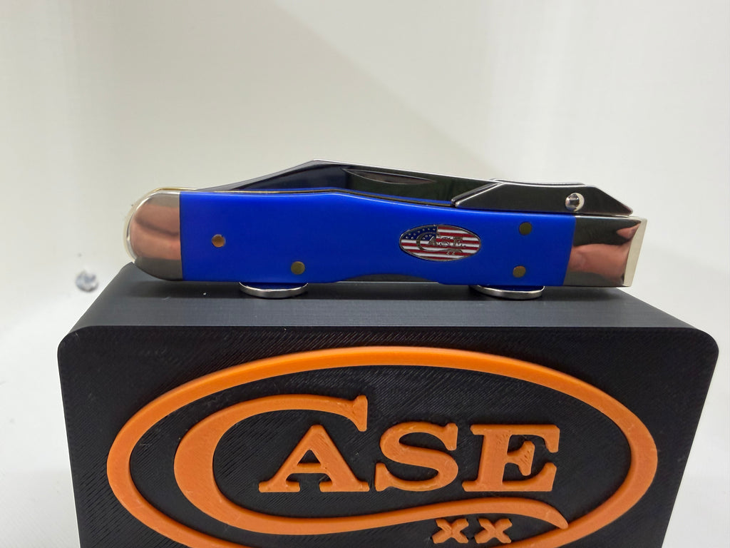 2026 Case XX Royal Blue Synthetic Smooth Cheetah Cub