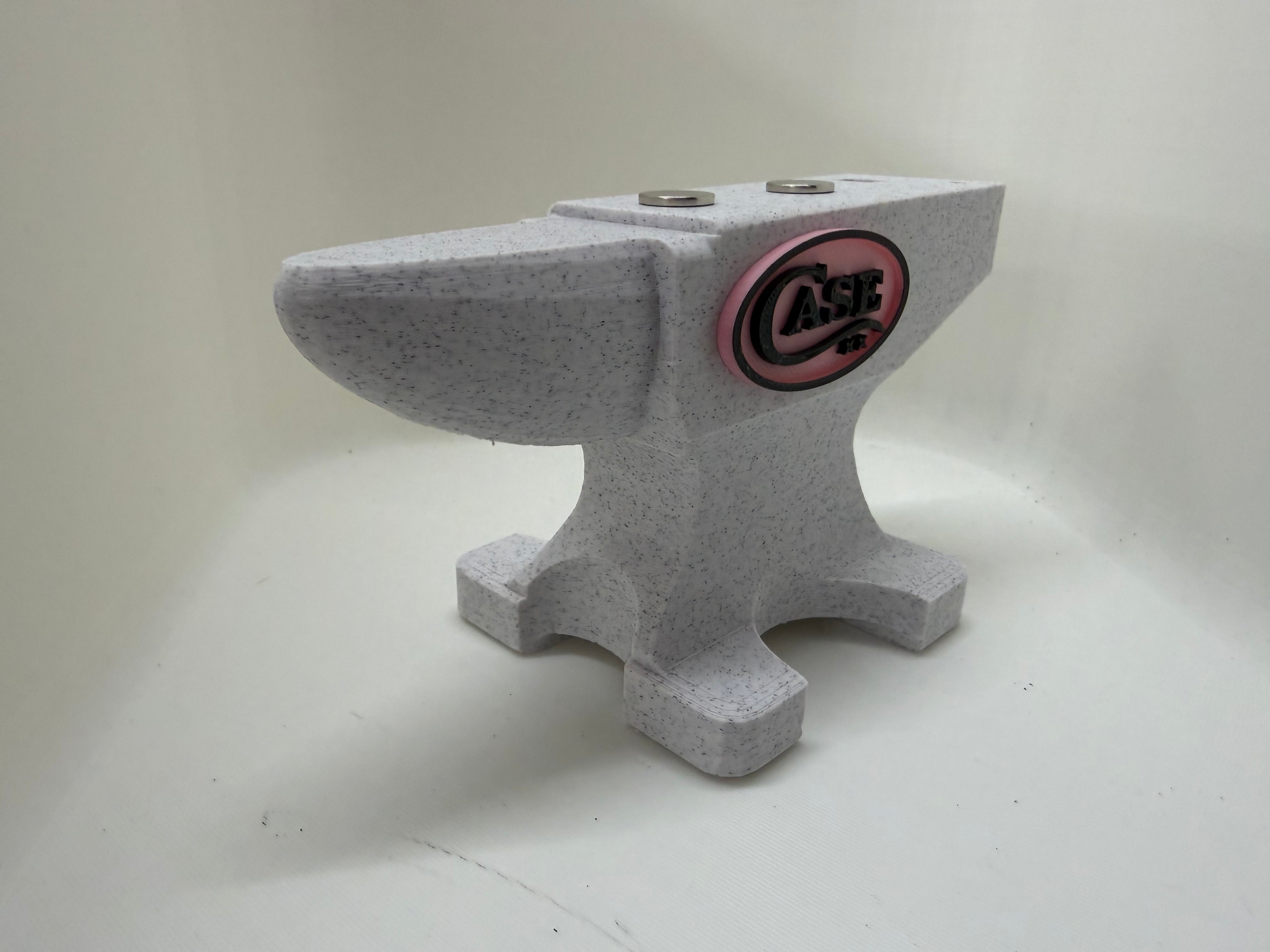 Case XX Magnetic Anvil Knife Display Marble & Pink