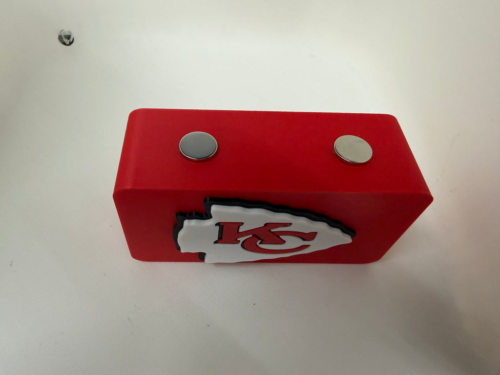 Kansas City Chiefs Magnetic Pocket Knife Display Block – 3D Printed