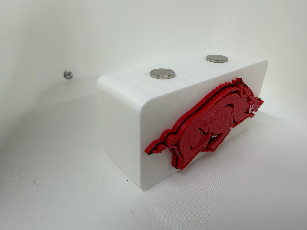 Arkansas Razorbacks Magnetic Pocket Knife Display Block – SEC Team Colors