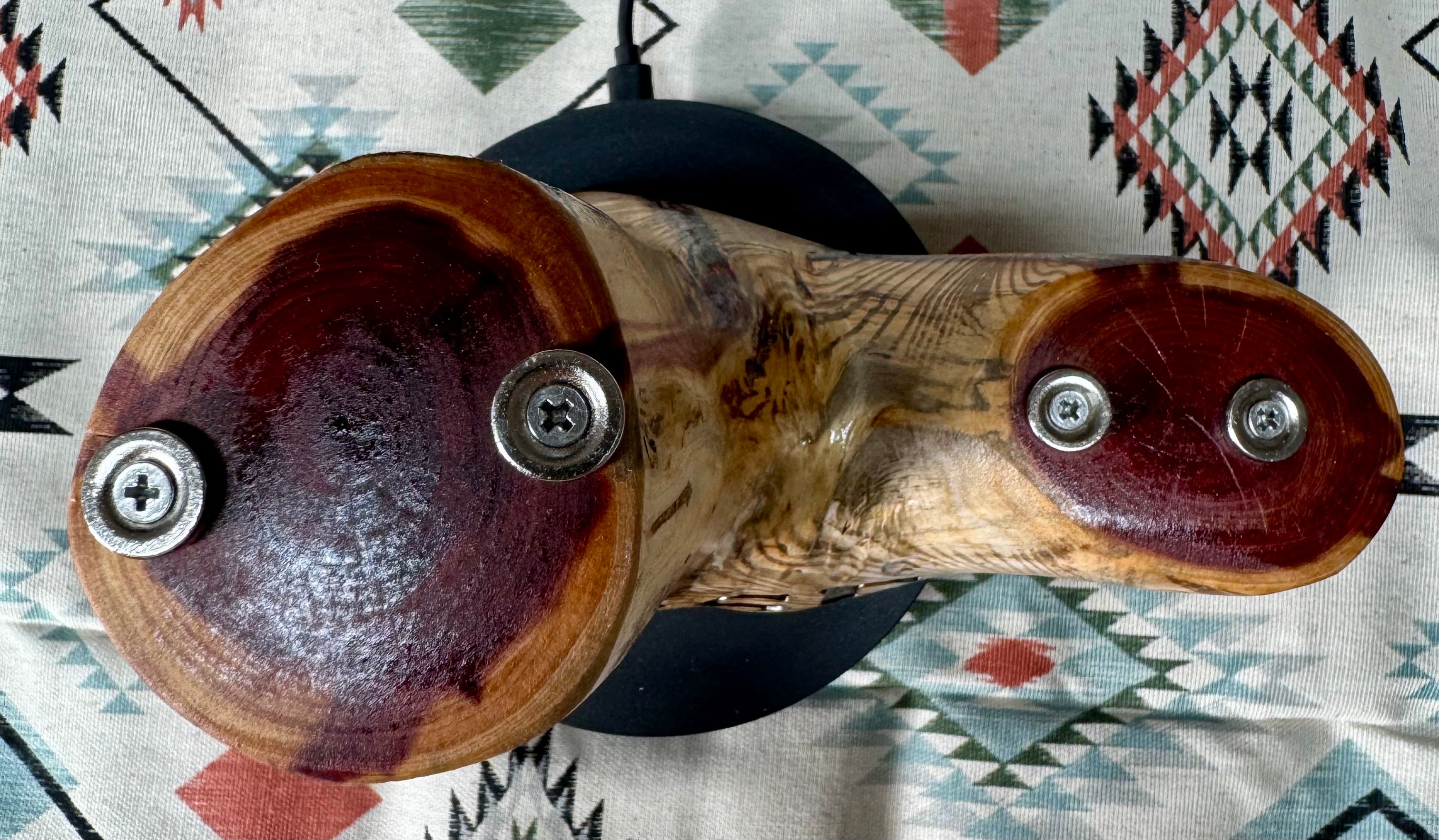 Handcrafted Rotating Cedar Case XX Knife Display – One of A Kind