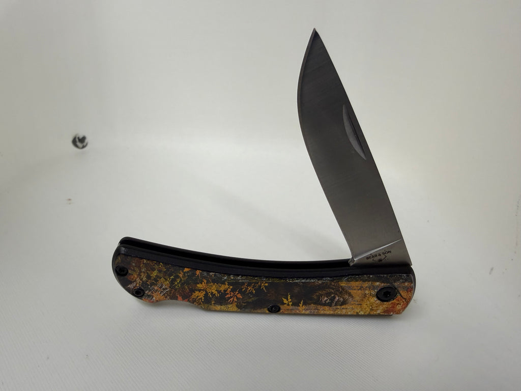 Bear & Son Farmhand “Bigfoot” Knife – Sasquatch Wilderness Edition Made in USA